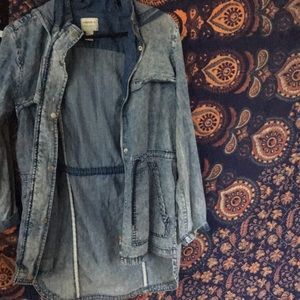 Light wash denim jacket